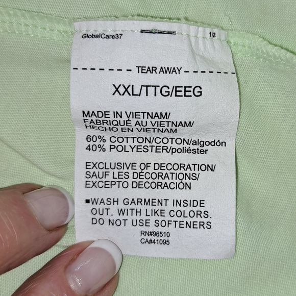 Under Armour XXL MENS Light Green Short Sleeve Tee - Picture 5 of 6